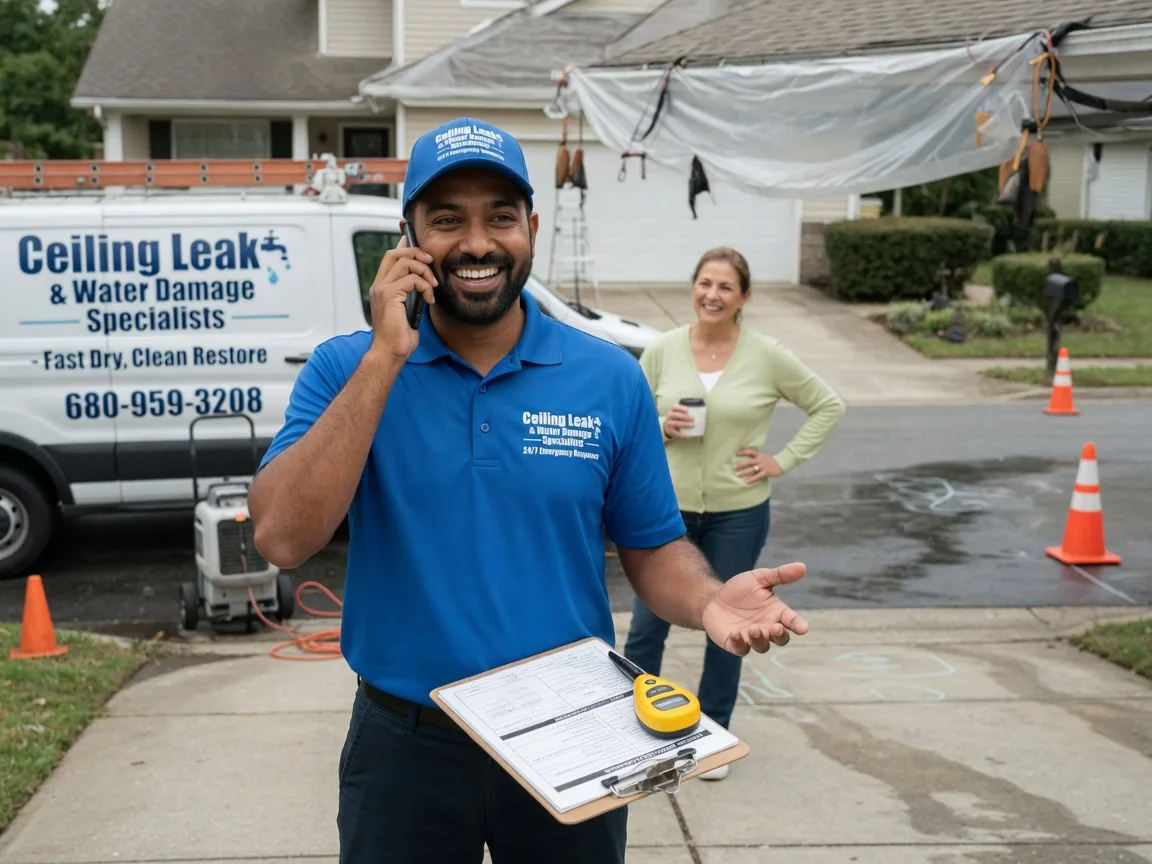 Ceiling Leak Cleanup Amador City, CA FAQs